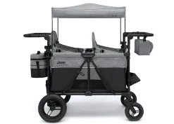 Wagons*Jeep Wrangler Deluxe 4 Seater Stroller Wagon with Cooler Bag