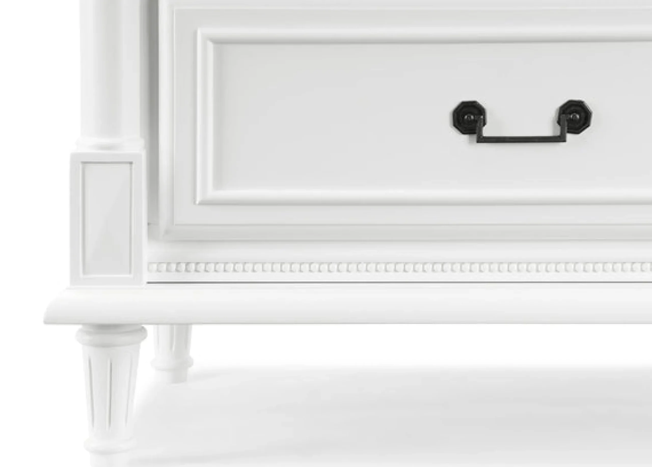 Dressers & Changing Tables|Dressers*Simmons Kids Juliette 6 Drawer Dresser with Changing Top and Interlocking Drawers Bianca White (130)