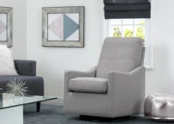 Gliders & Recliners*Delta Children Kenwood Nursery Glider Swivel Rocker Chair French Grey (1304)