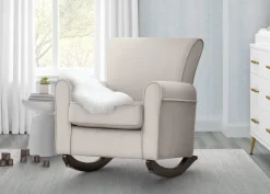 Gliders & Recliners*Delta Children Lancaster Rocking Chair featuring LiveSmart Fabric by Culp