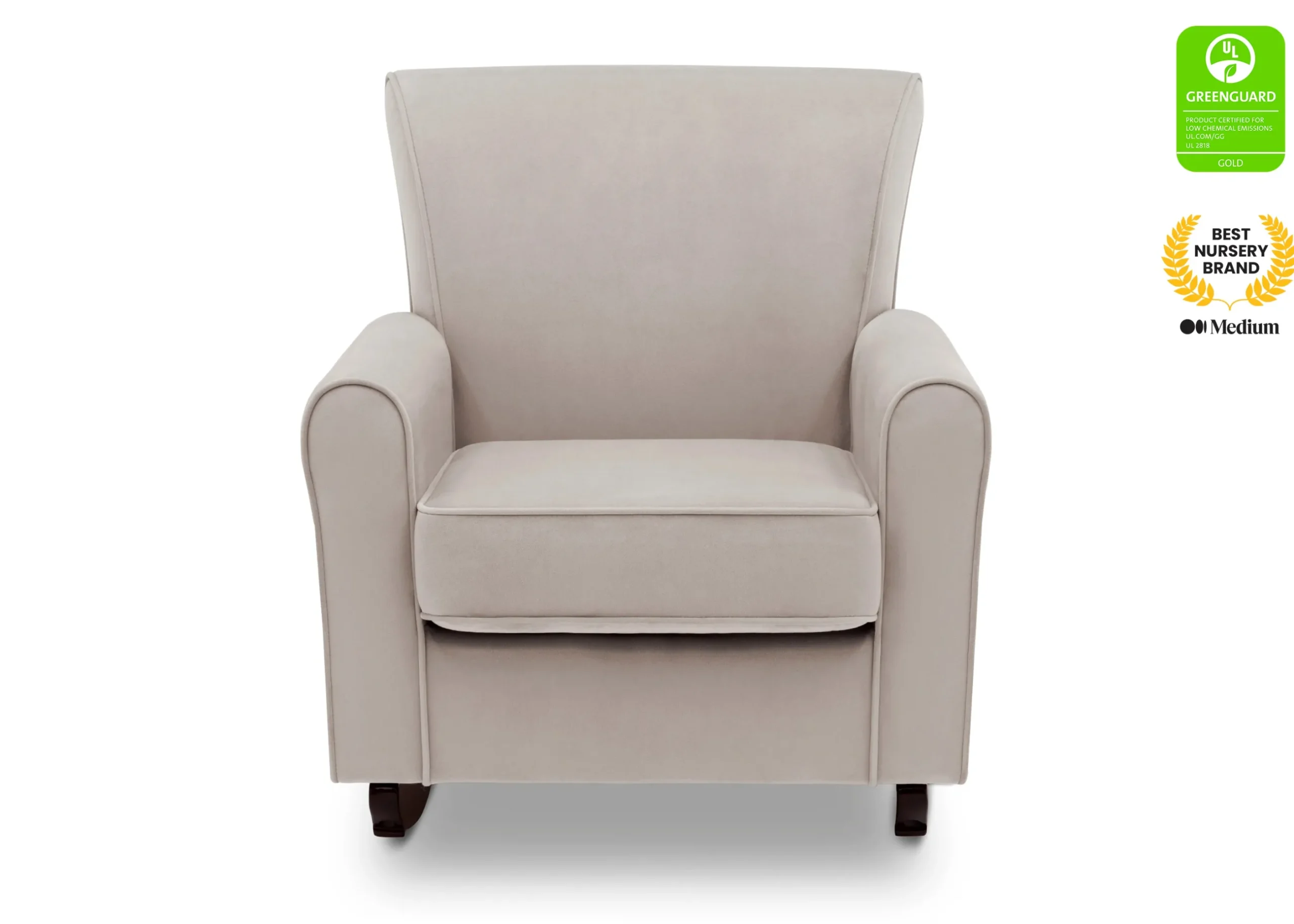 Gliders & Recliners*Delta Children Lancaster Rocking Chair featuring LiveSmart Fabric by Culp