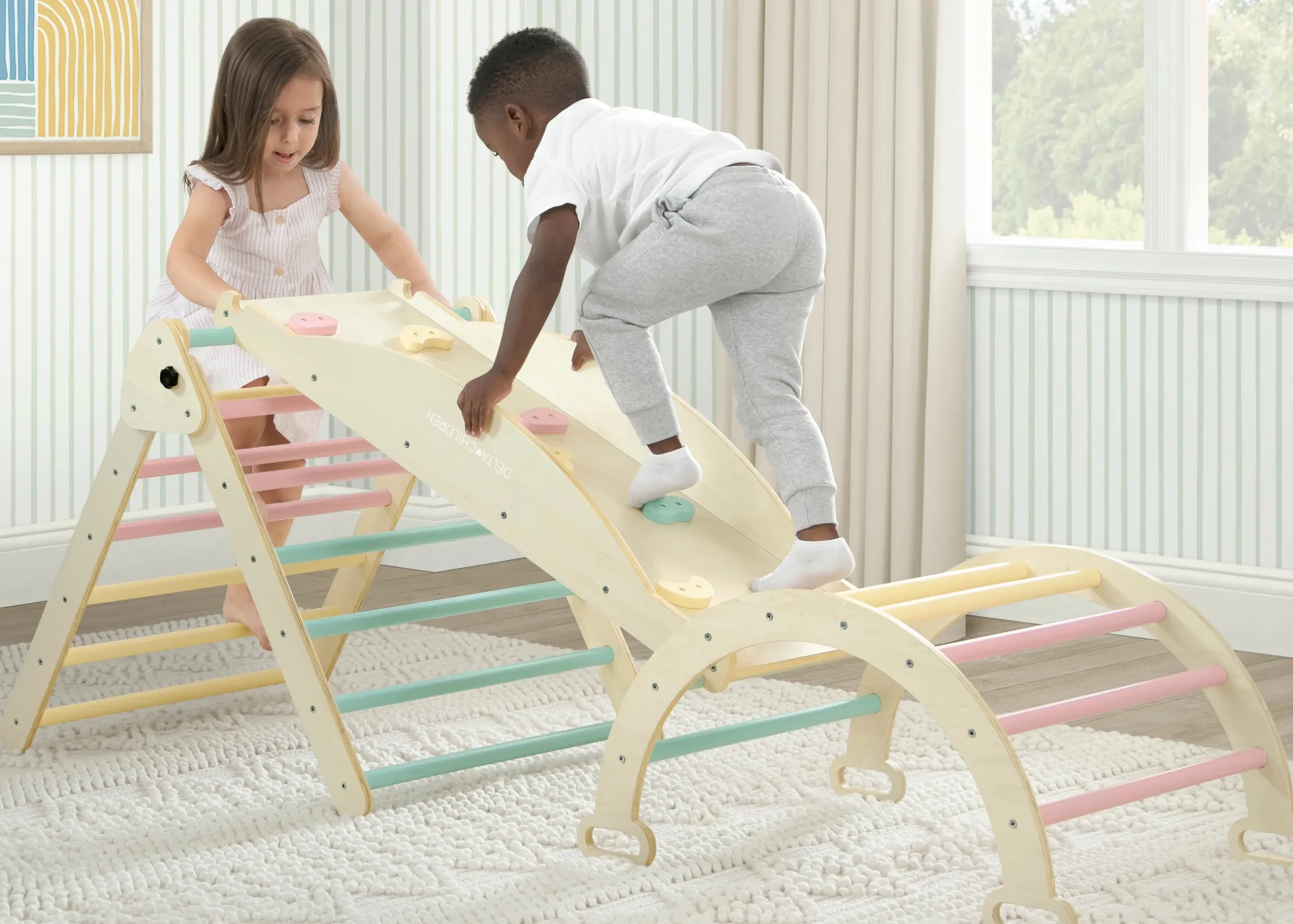 Toys & Play*Delta Children Lil’ Climber Gym - Indoor Climbing Gym Playground for Kids
