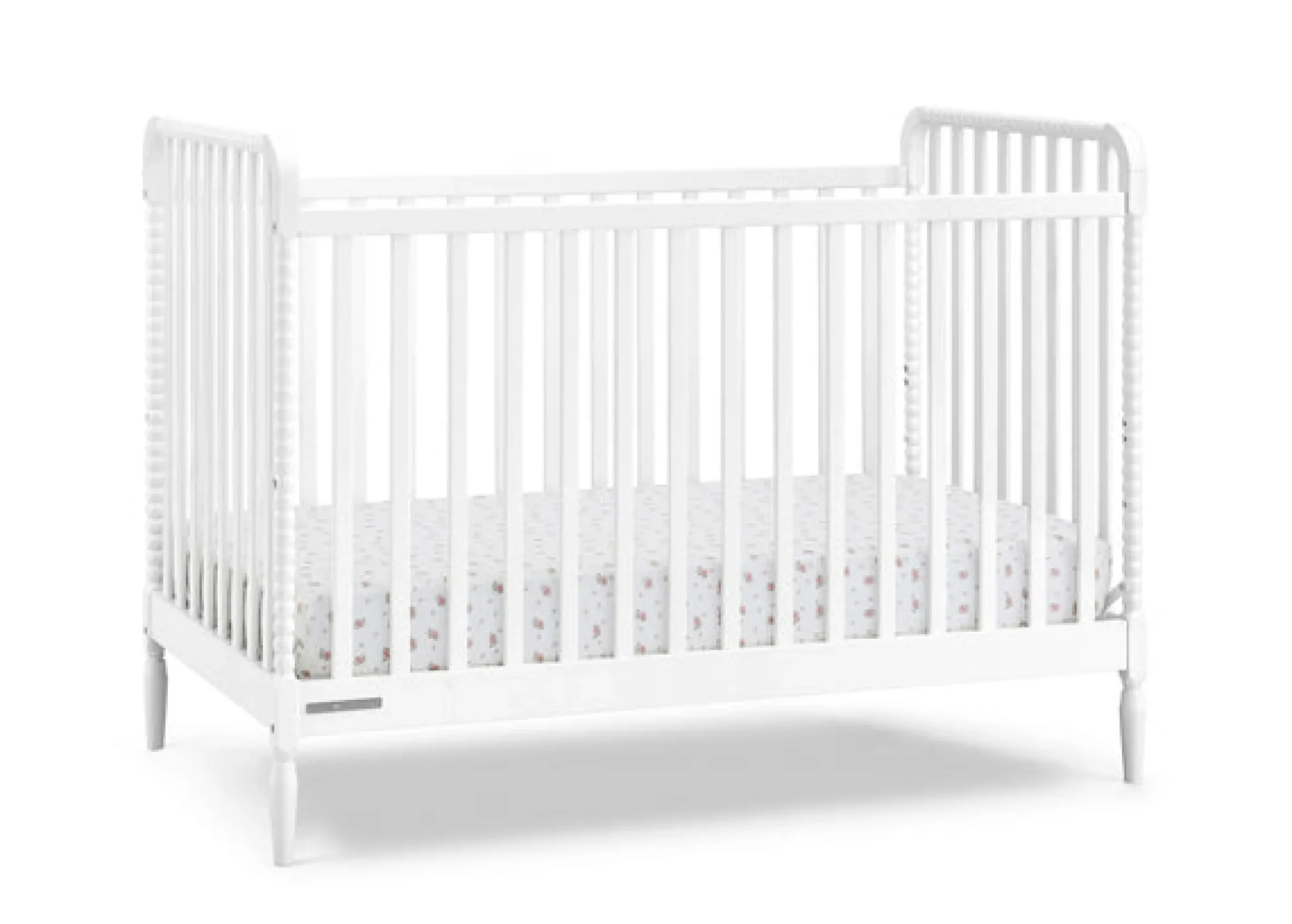 Baby Cribs*Delta Children Lily 4-in-1 Convertible Crib Bianca White (130)