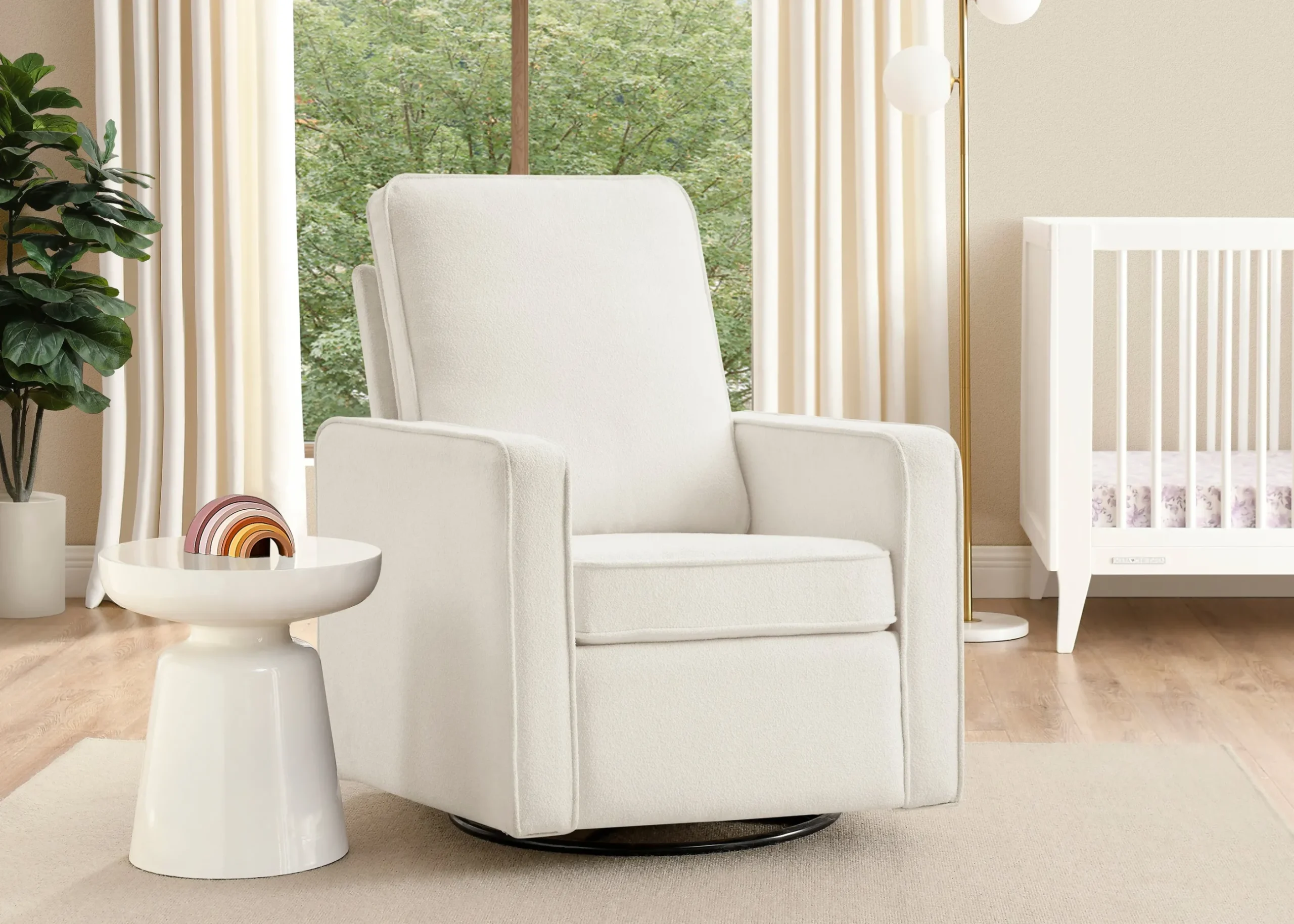 Gliders & Recliners*Delta Children Luna Nursery Swivel Glider
