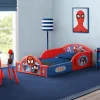 Toddler Beds|Table & Chair Sets*Delta Children Marvel Spidey and His Amazing Friends 4-Piece Toddler Room-in-a-Box Set – Includes Sleep and Play Toddler Bed, Table, 1 Chair and Toy Box