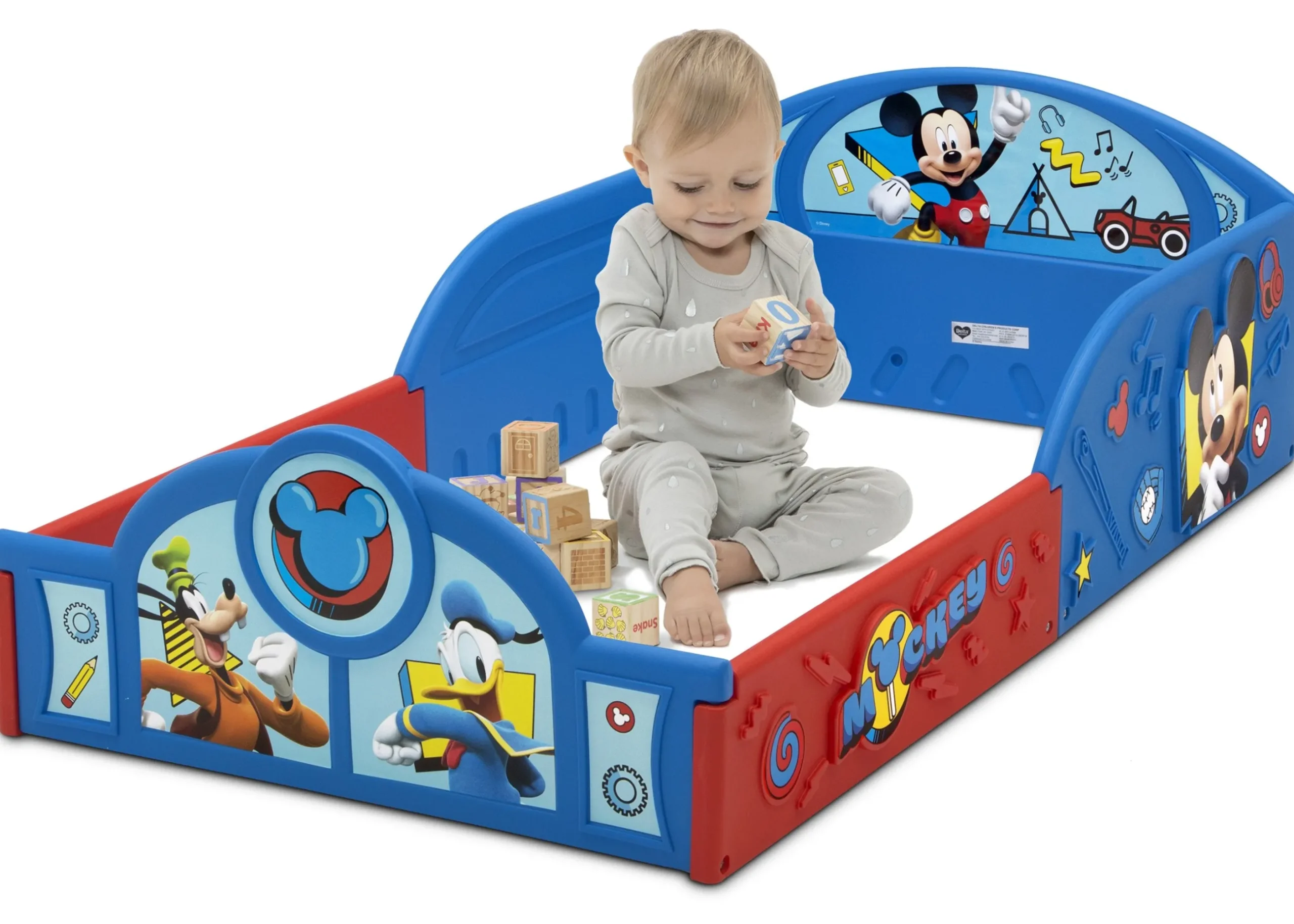 Toddler Beds|Shop By Character*Delta Children Mickey Mouse Plastic Sleep and Play Toddler Bed
