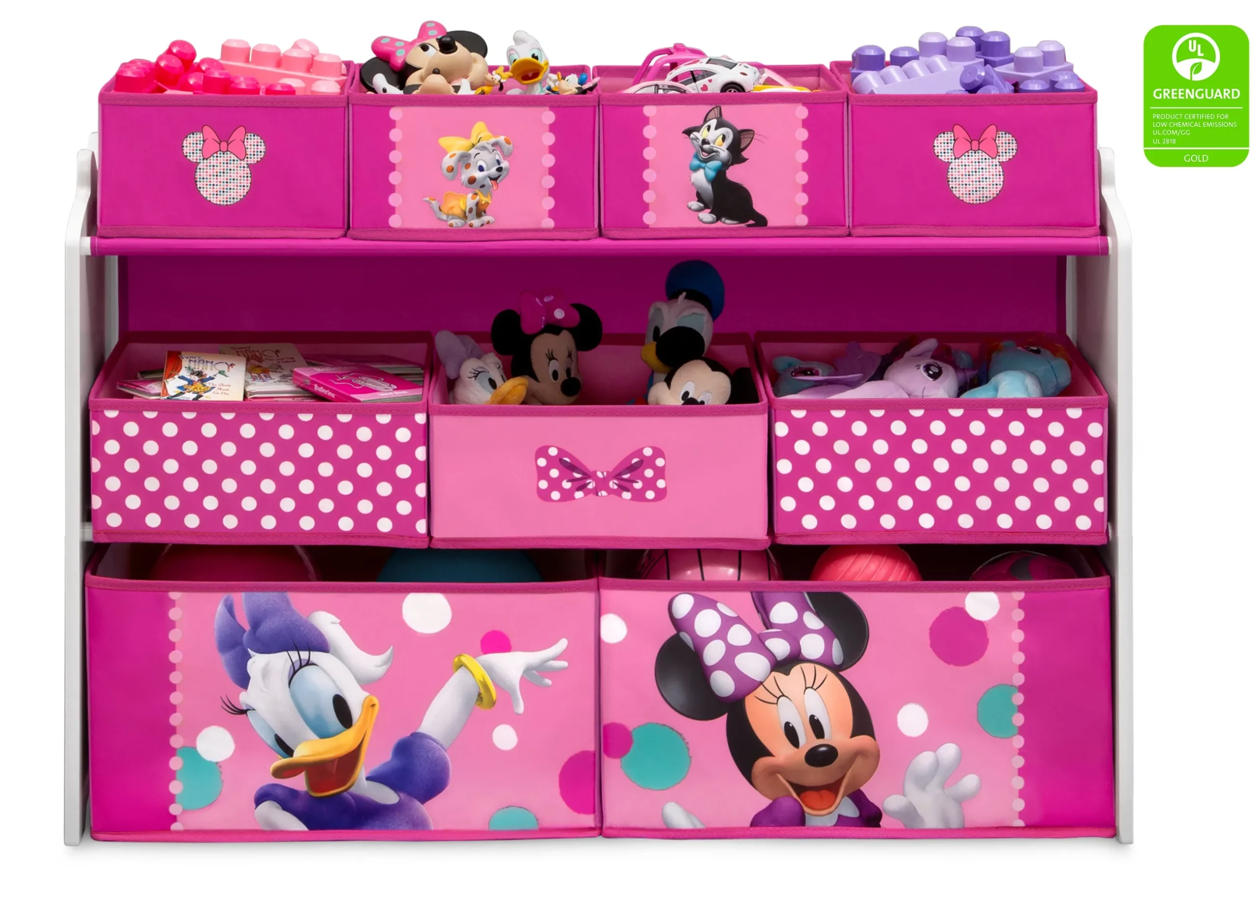Toy Storage & Bookcases|Shop By Character*Delta Children Minnie Mouse Deluxe 9 Bin Design and Store Toy Organizer