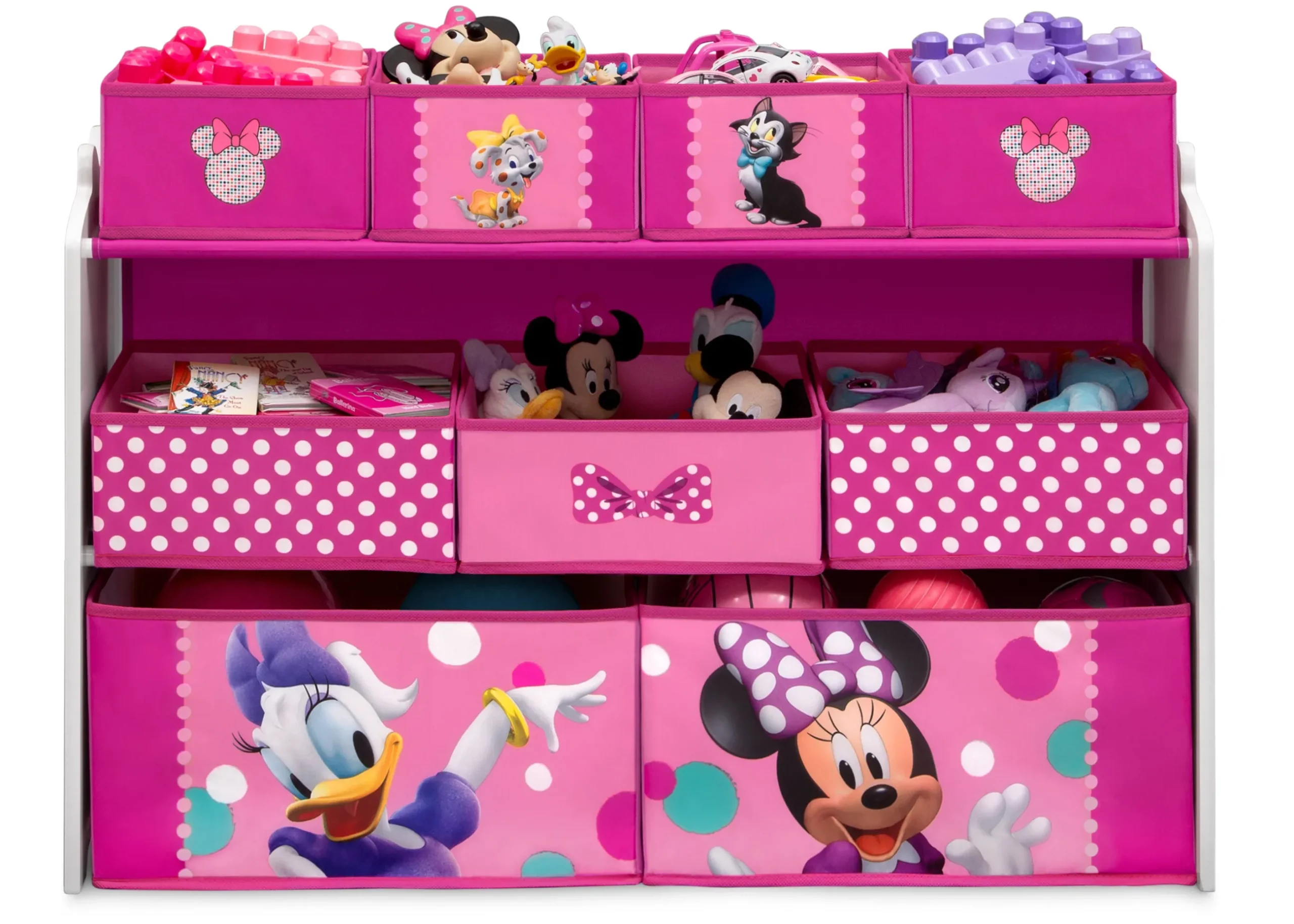 Toy Storage & Bookcases|Shop By Character*Delta Children Minnie Mouse Deluxe 9 Bin Design and Store Toy Organizer