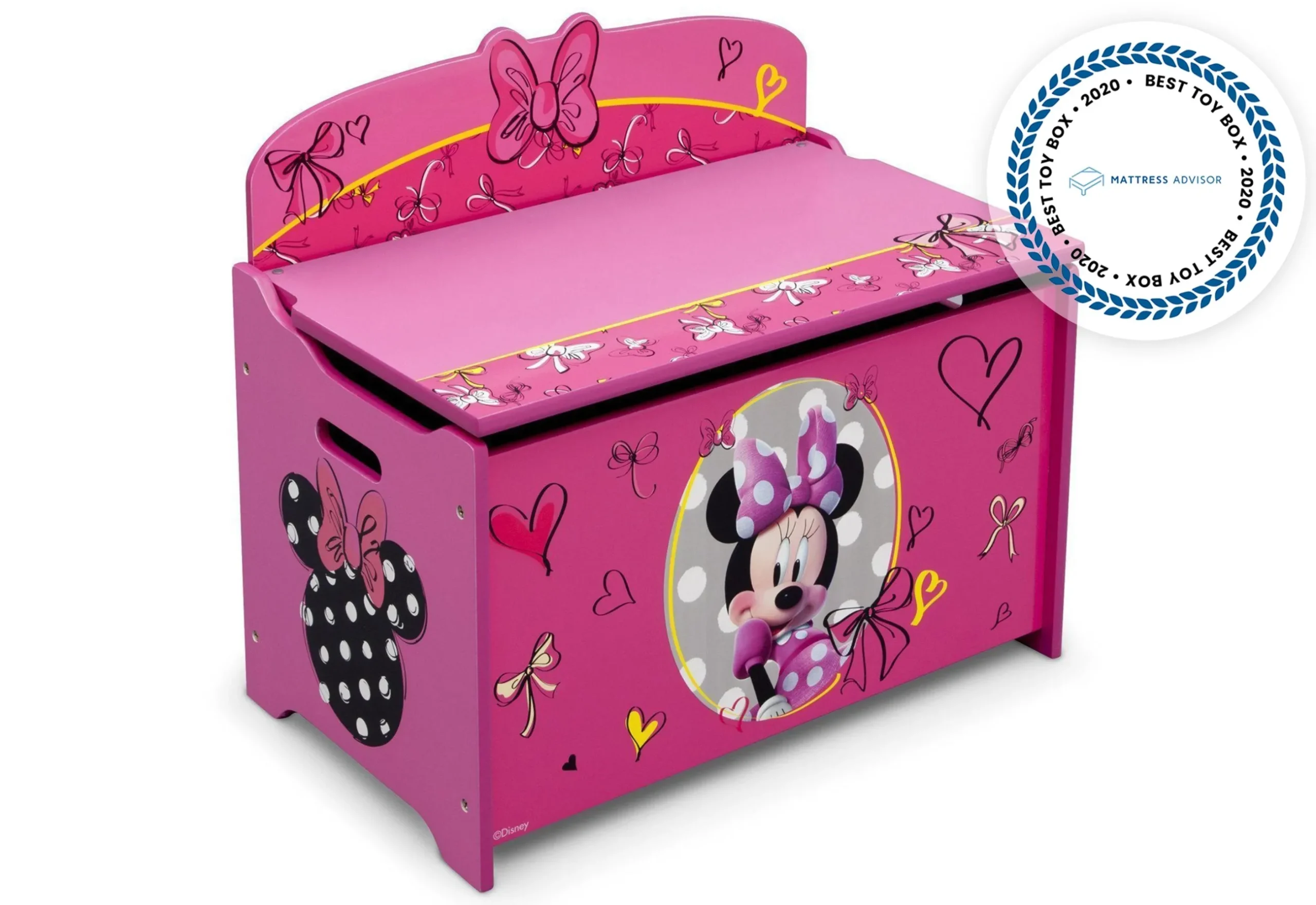 Toy Storage & Bookcases|Shop By Character*Delta Children Minnie Mouse Deluxe Toy Box