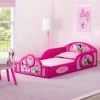 Toddler Beds|Table & Chair Sets*Delta Children Minnie Mouse 4-Piece Toddler Room-in-a-Box Set – Includes Sleep and Play Toddler Bed, Table, 1 Chair and Toy Box
