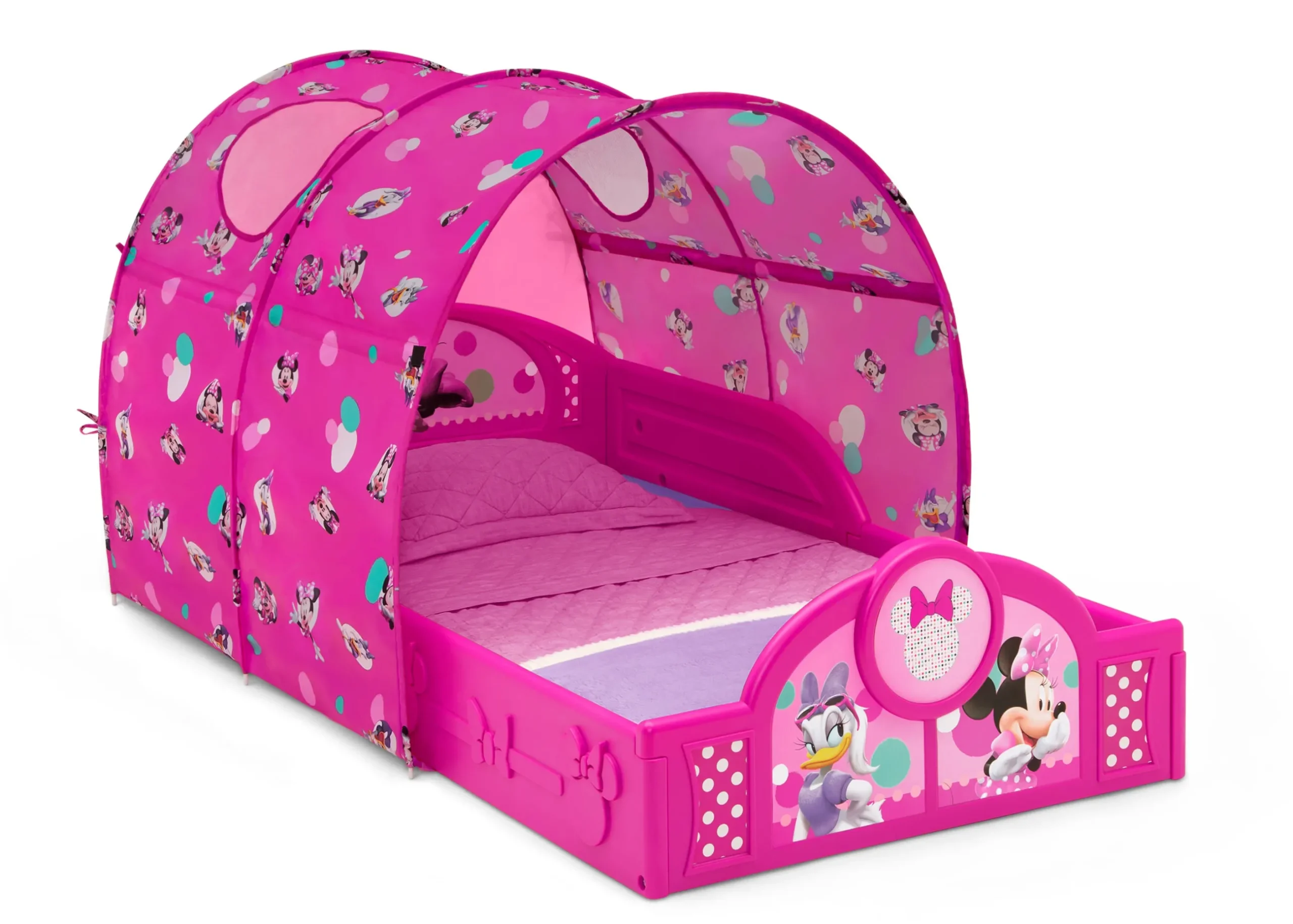 Toddler Beds|Shop By Character*Delta Children Minnie Mouse Plastic Sleep and Play Toddler Bed with Canopy