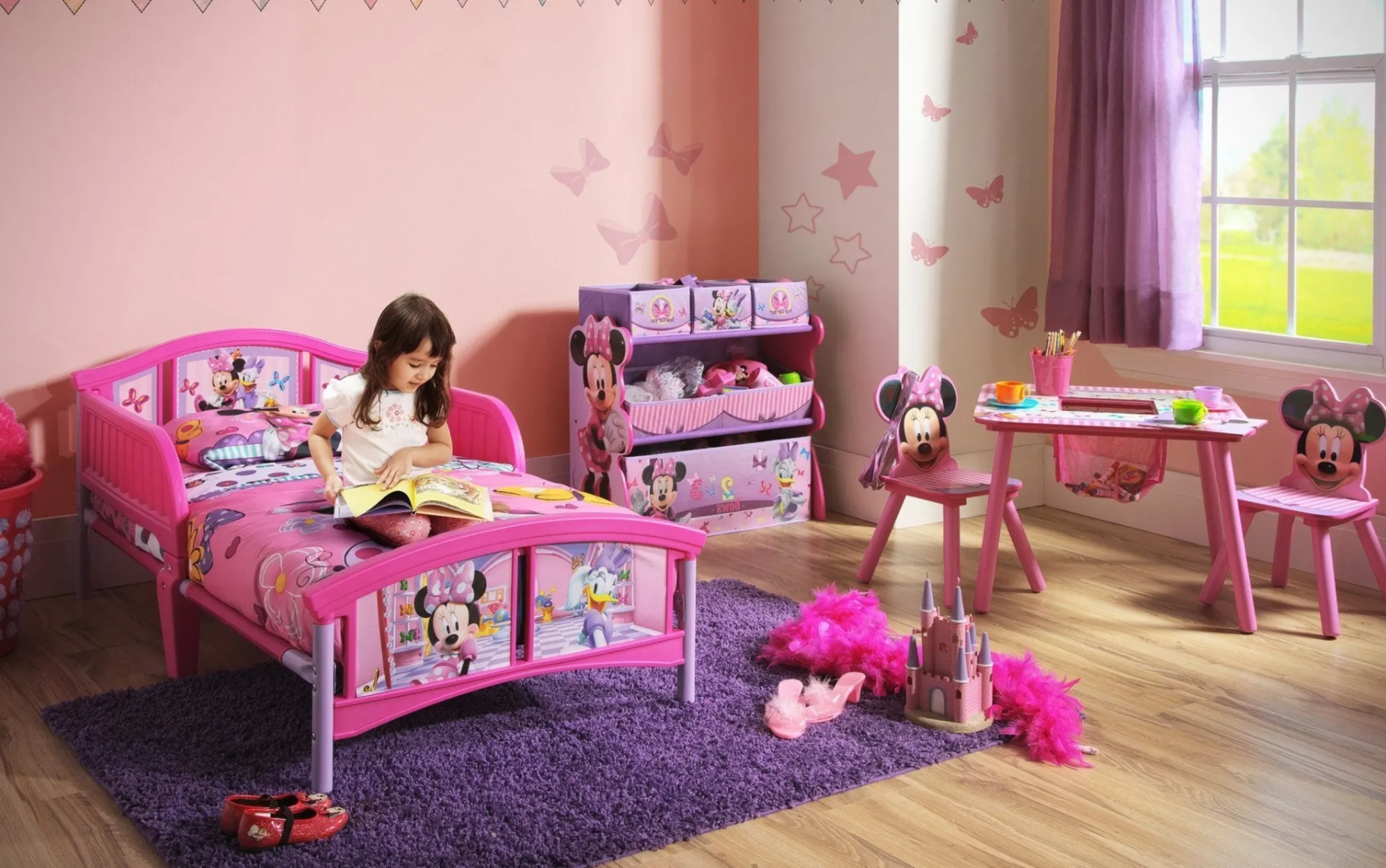 Toddler Beds|Shop By Character*Delta Children Minnie Mouse Plastic Toddler Bed