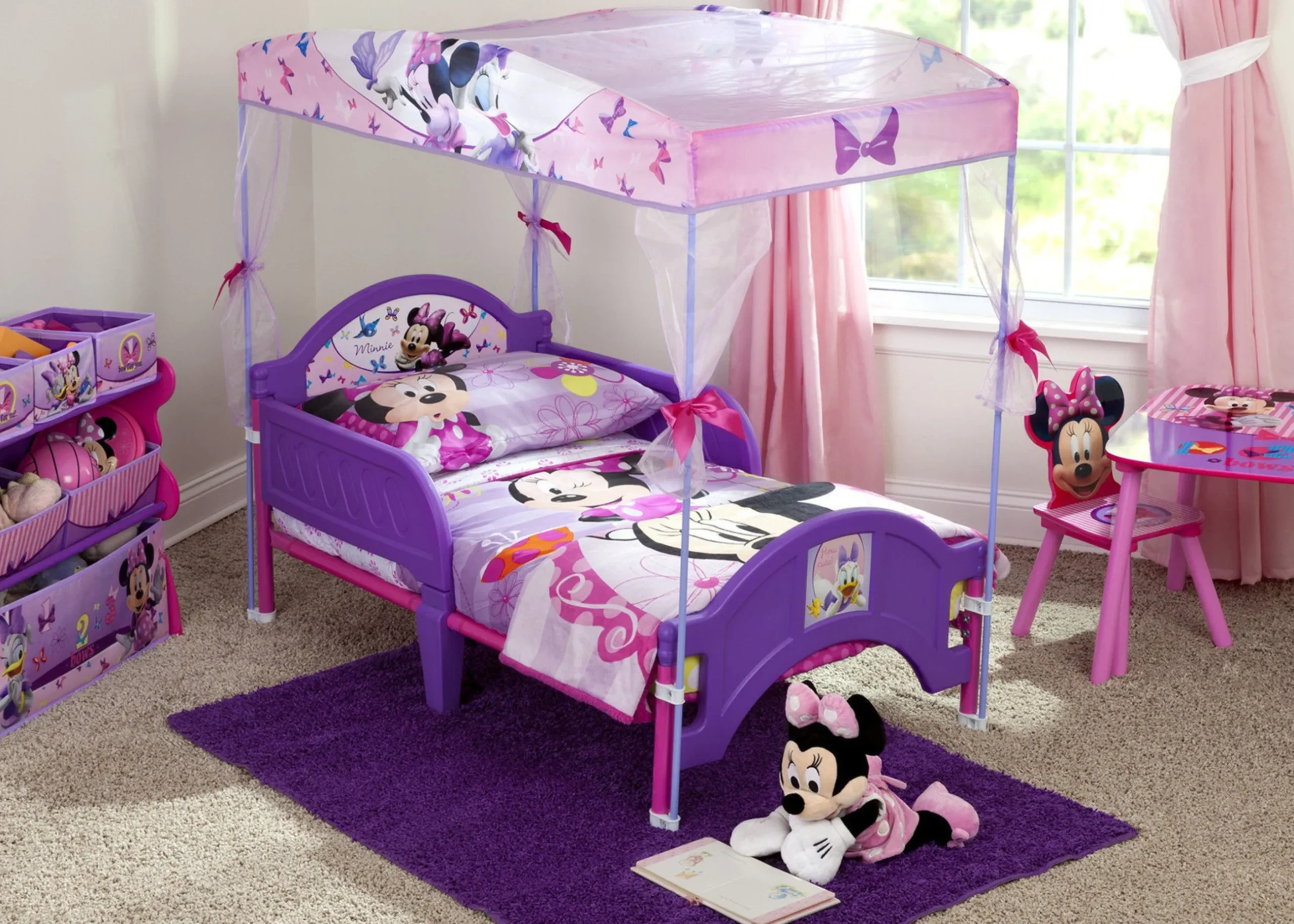 Toddler Beds|Shop By Character*Delta Children Minnie Mouse Toddler Canopy Bed