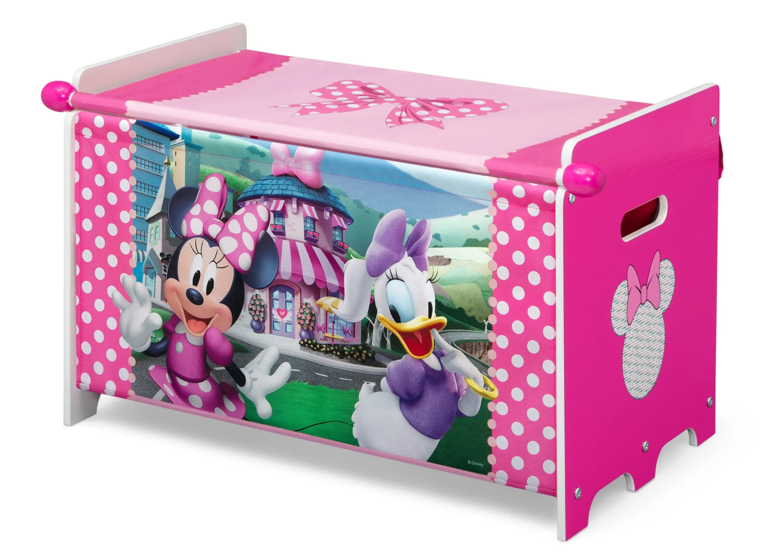 Shop By Character|Shop By Character*Delta Children Minnie Mouse Toy Box with Retractable Fabric Top