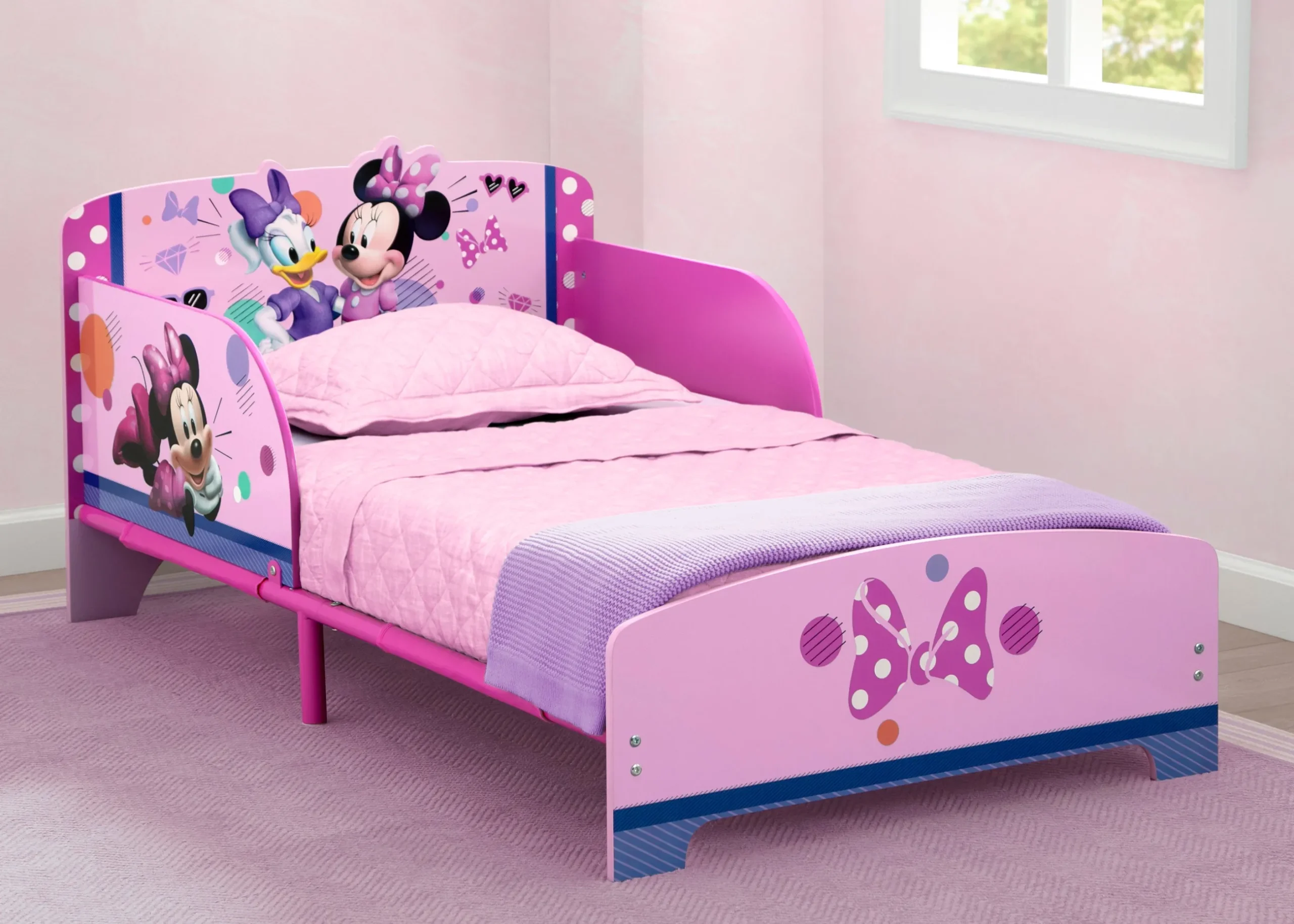Toddler Beds|Shop By Character*Delta Children Minnie Mouse Wood & Metal Toddler Bed