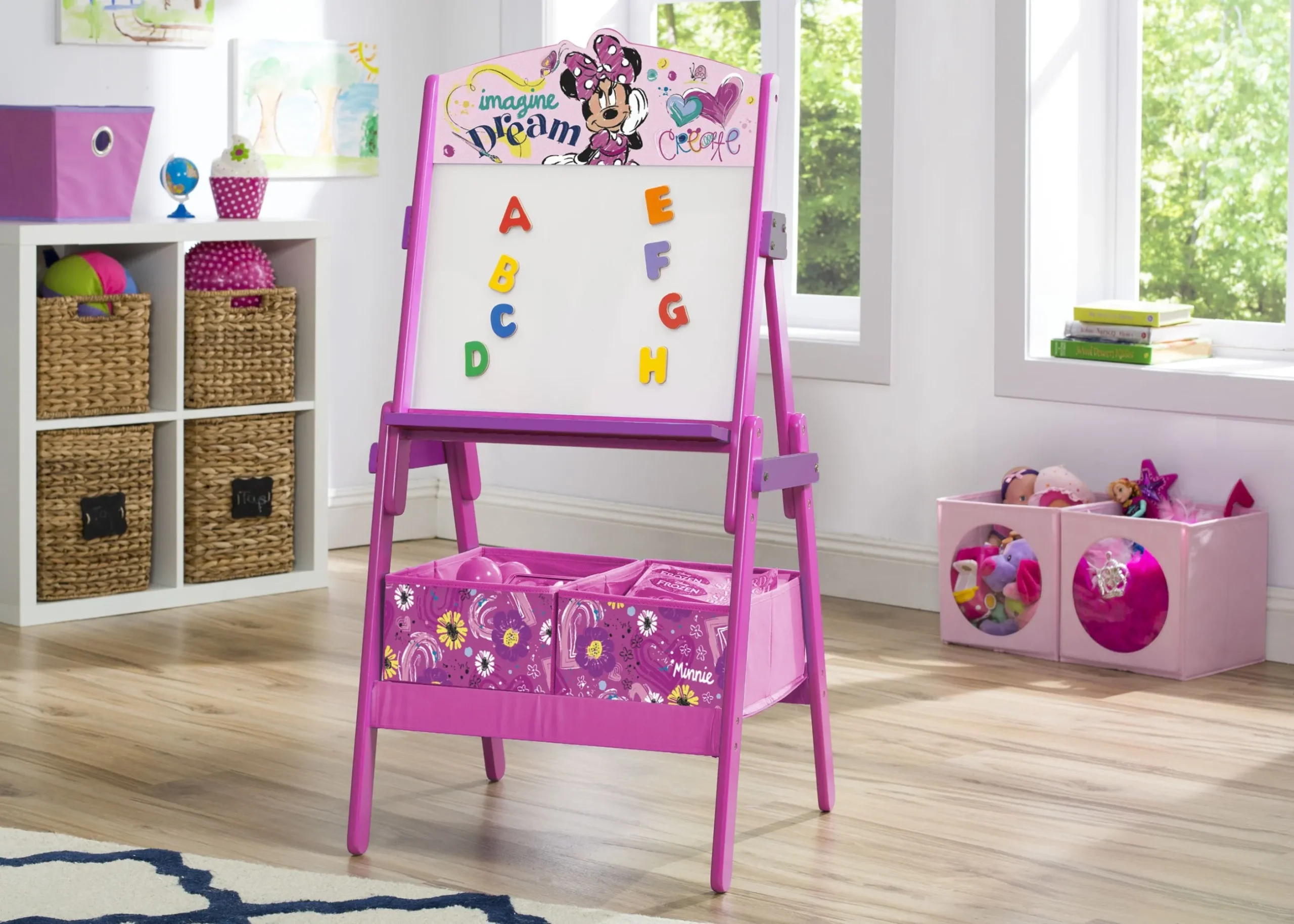 Shop By Character|Shop By Character*Delta Children Minnie Mouse Wooden Activity Easel