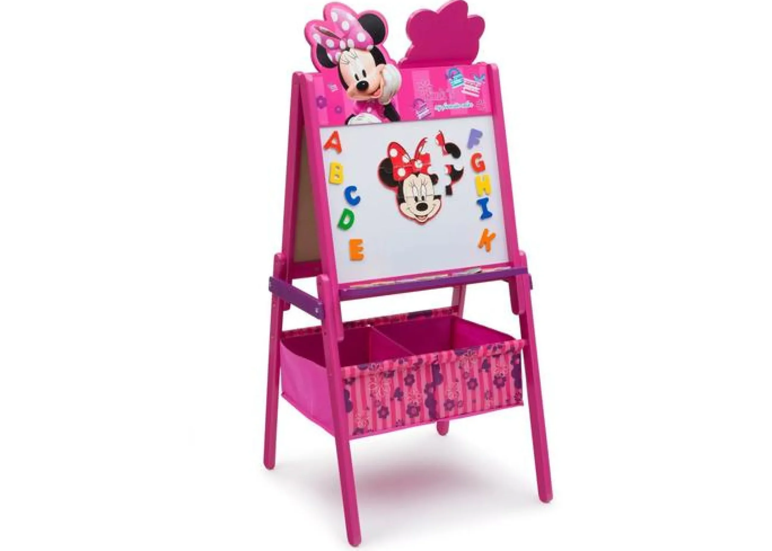 Shop By Character|Shop By Character*Delta Children Minnie Mouse Wooden Double Sided Activity Easel