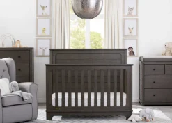 Baby Cribs*Simmons Kids Monterey Crib 'N' More Rustic Grey (084)