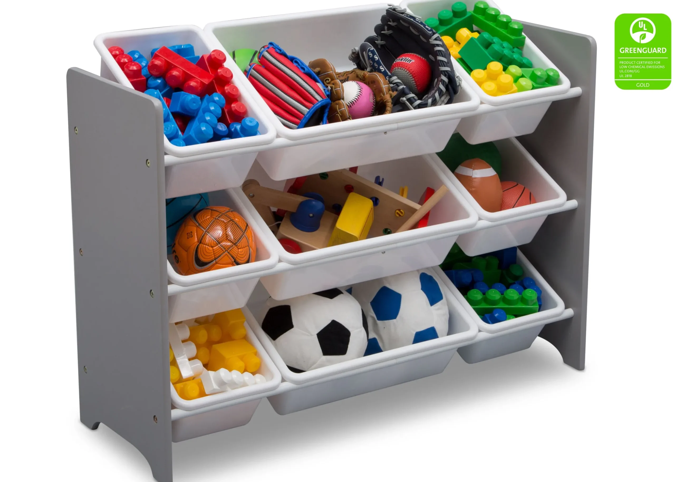Toy Storage & Bookcases|Book & Toy Storage*Delta Children MySize 9 Bin Plastic Toy Organizer