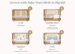 Baby Cribs*Delta Children Nest 4-in-1 Convertible Crib Acorn (755)