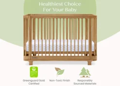 Baby Cribs*Delta Children Nest 4-in-1 Convertible Crib Acorn (755)