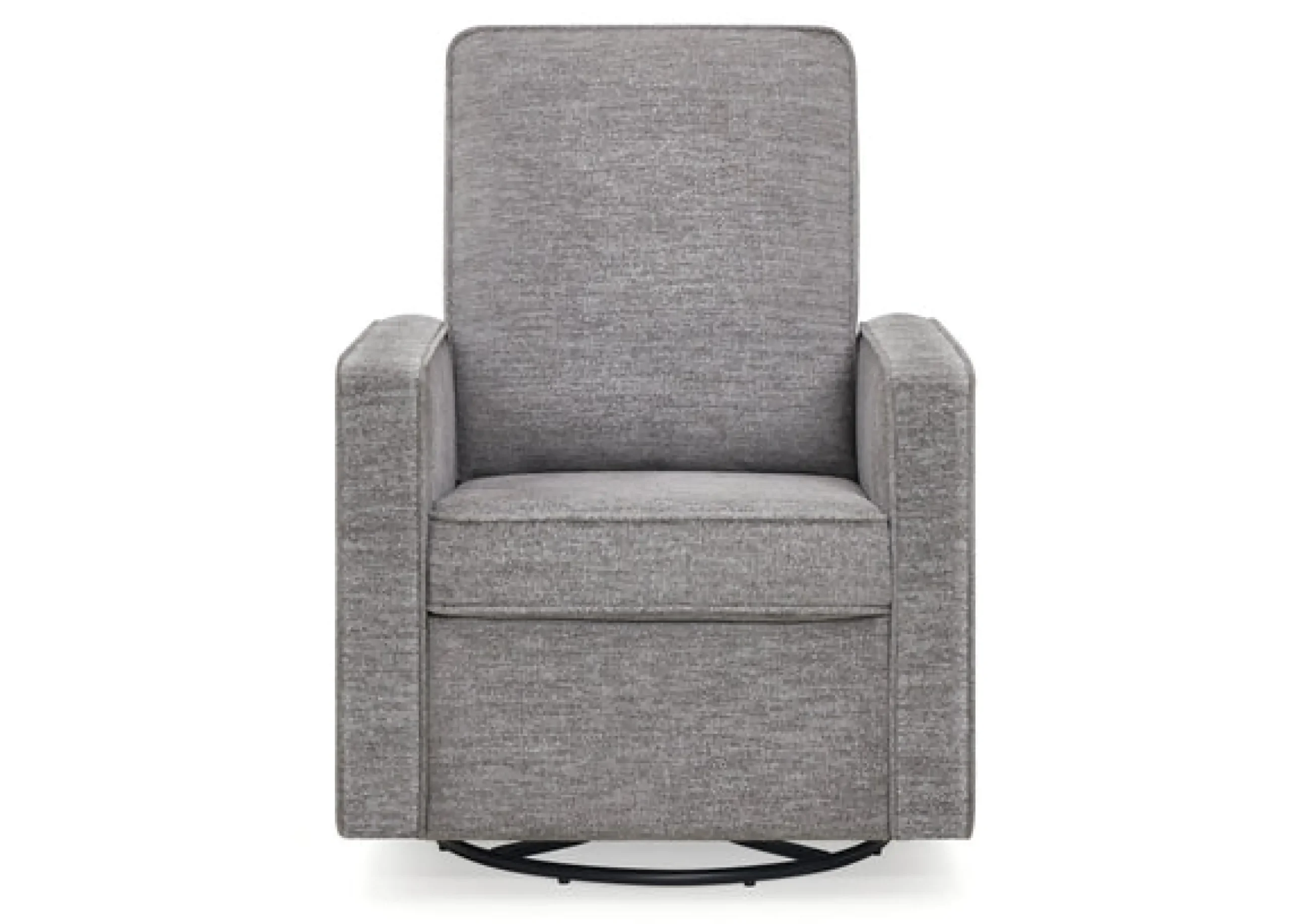 Gliders & Recliners*Delta Children Noah Upholstered Swivel Glider Frost Grey (1543)