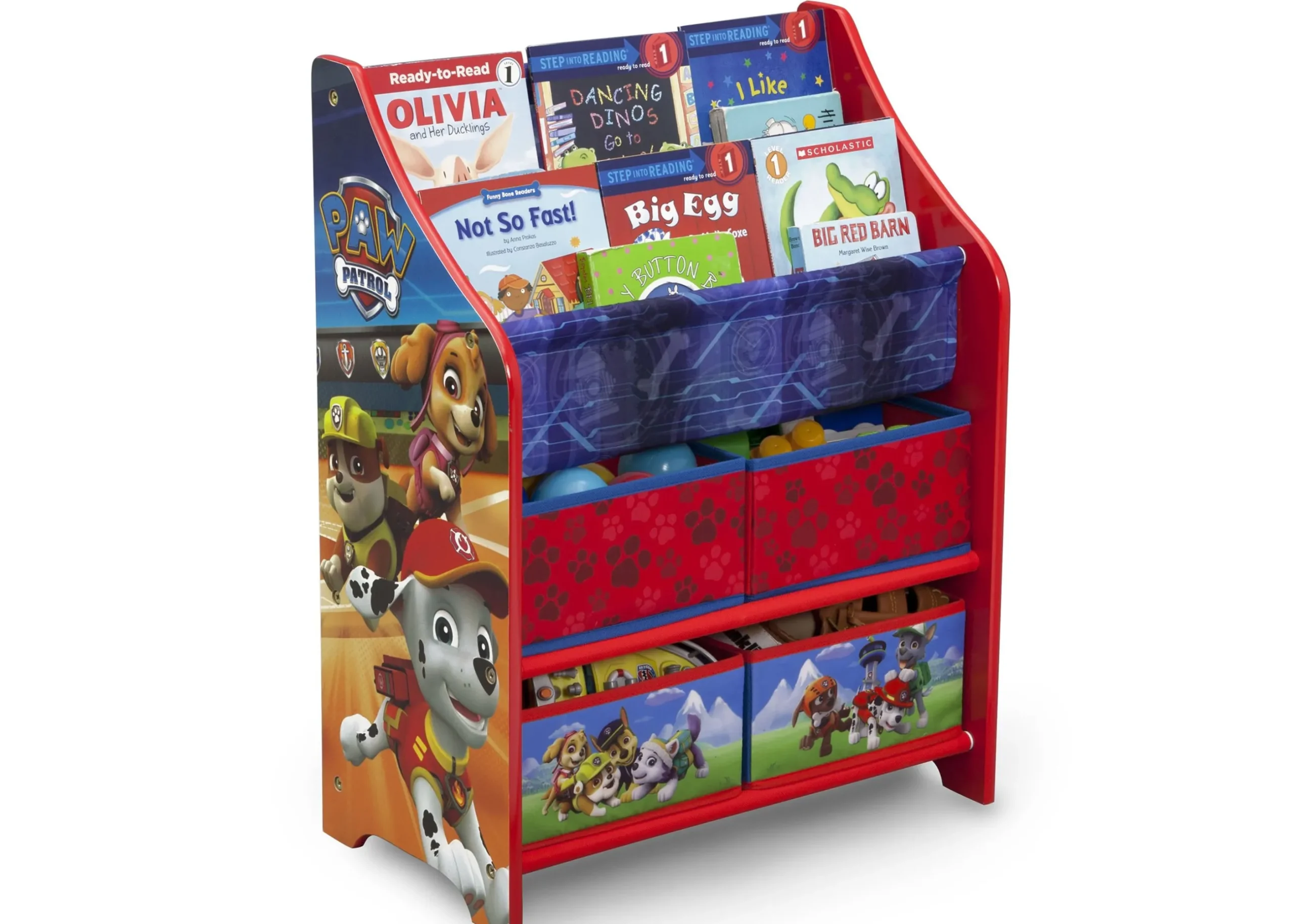 Toy Storage & Bookcases|Shop By Character*Delta Children PAW Patrol Book and Toy Organizer