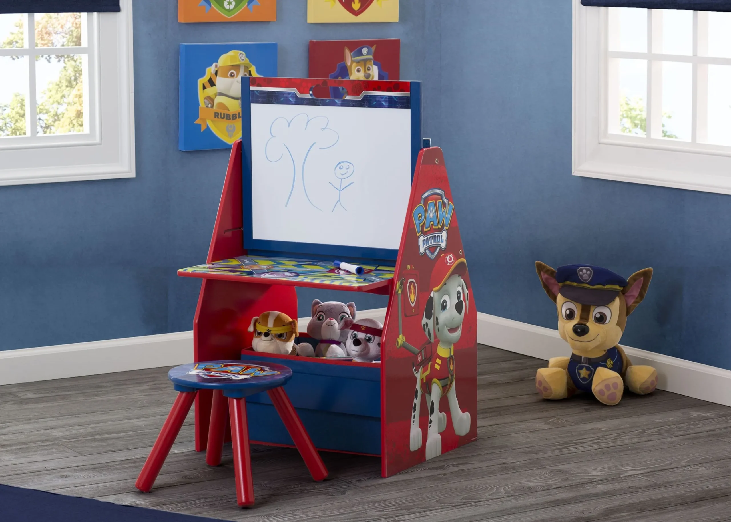 Table & Chair Sets|Table & Chair Sets*Delta Children PAW Patrol Deluxe Kids Art Table - Easel, Desk, Stool, Toy Organizer