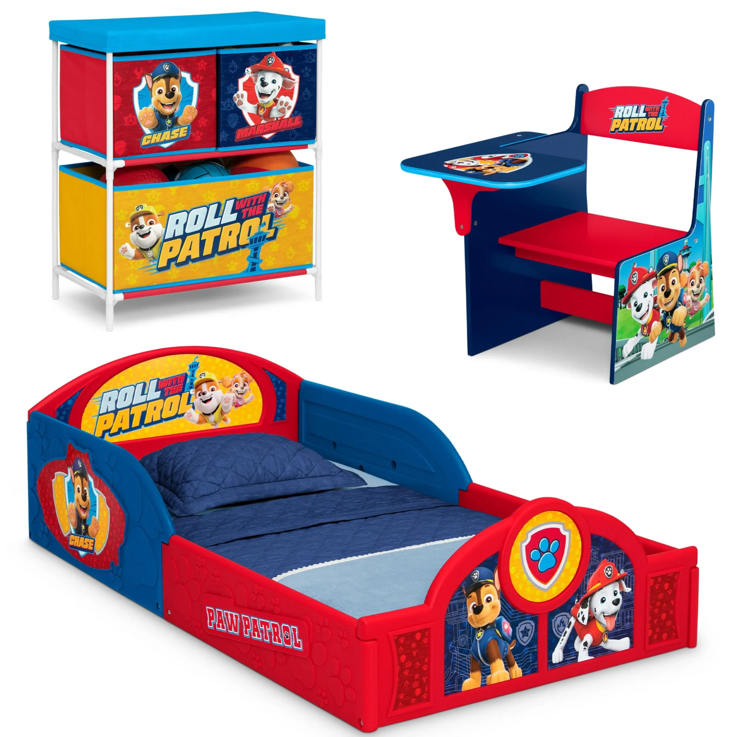 Toddler Beds|Shop By Character*Delta Children PAW Patrol 3-Piece Toddler Bedroom Set