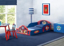Toddler Beds|Table & Chair Sets*Delta Children Paw Patrol 4-Piece Toddler Room-In-A-Box Set – Includes Sleep And Play Toddler Bed, Table, 1 Chair And Fabric Toy Box