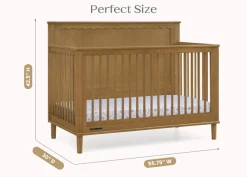 Baby Cribs*Delta Children Penelope 6-in-1 Convertible Crib Acorn (755)