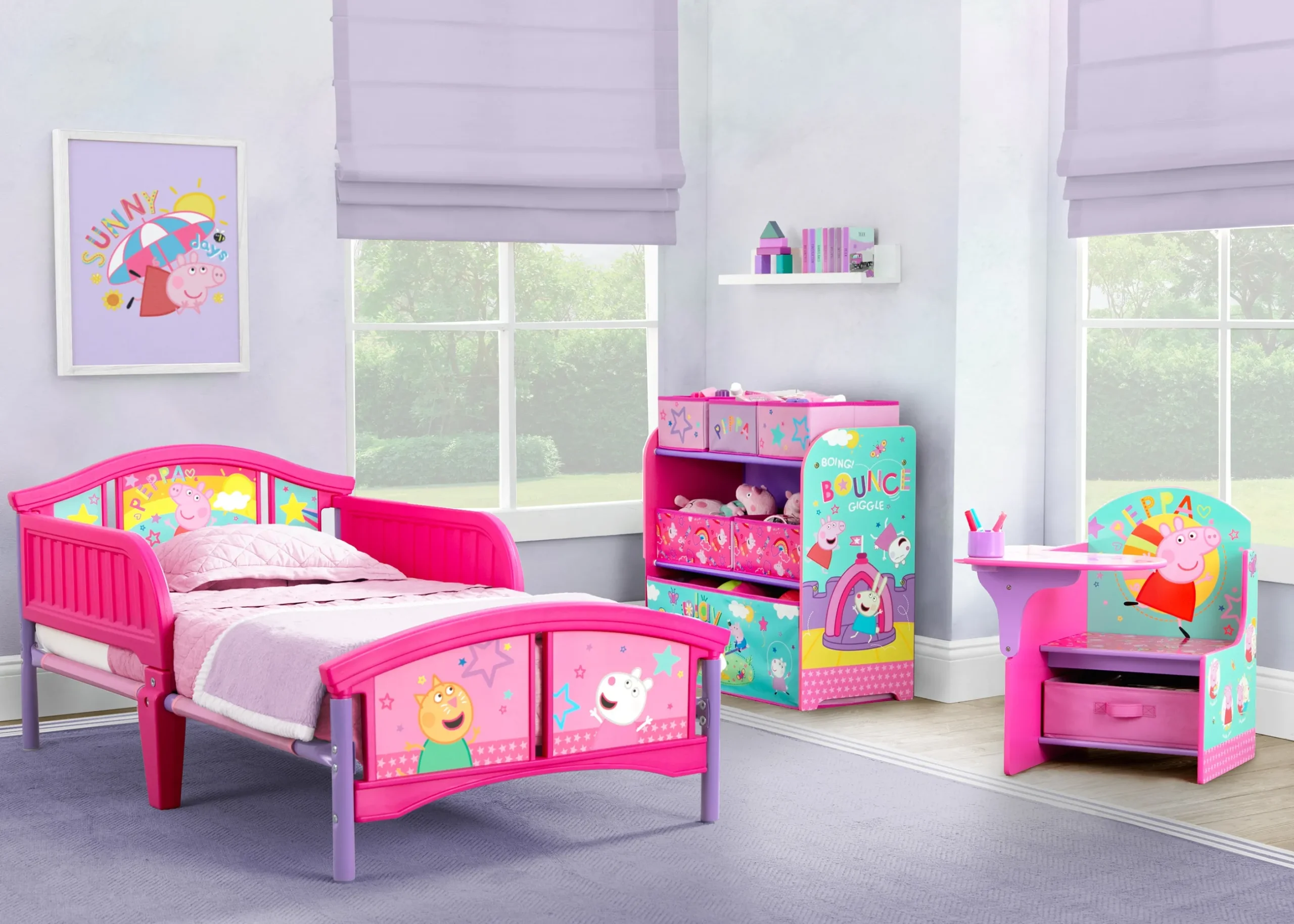 Table & Chair Sets|Table & Chair Sets*Delta Children Peppa Pig Big Adventures Chair Desk with Storage Bin