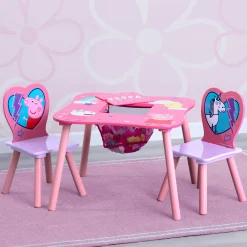 Table & Chair Sets|Table & Chair Sets*Delta Children Peppa Pig Table and Chair Set with Storage