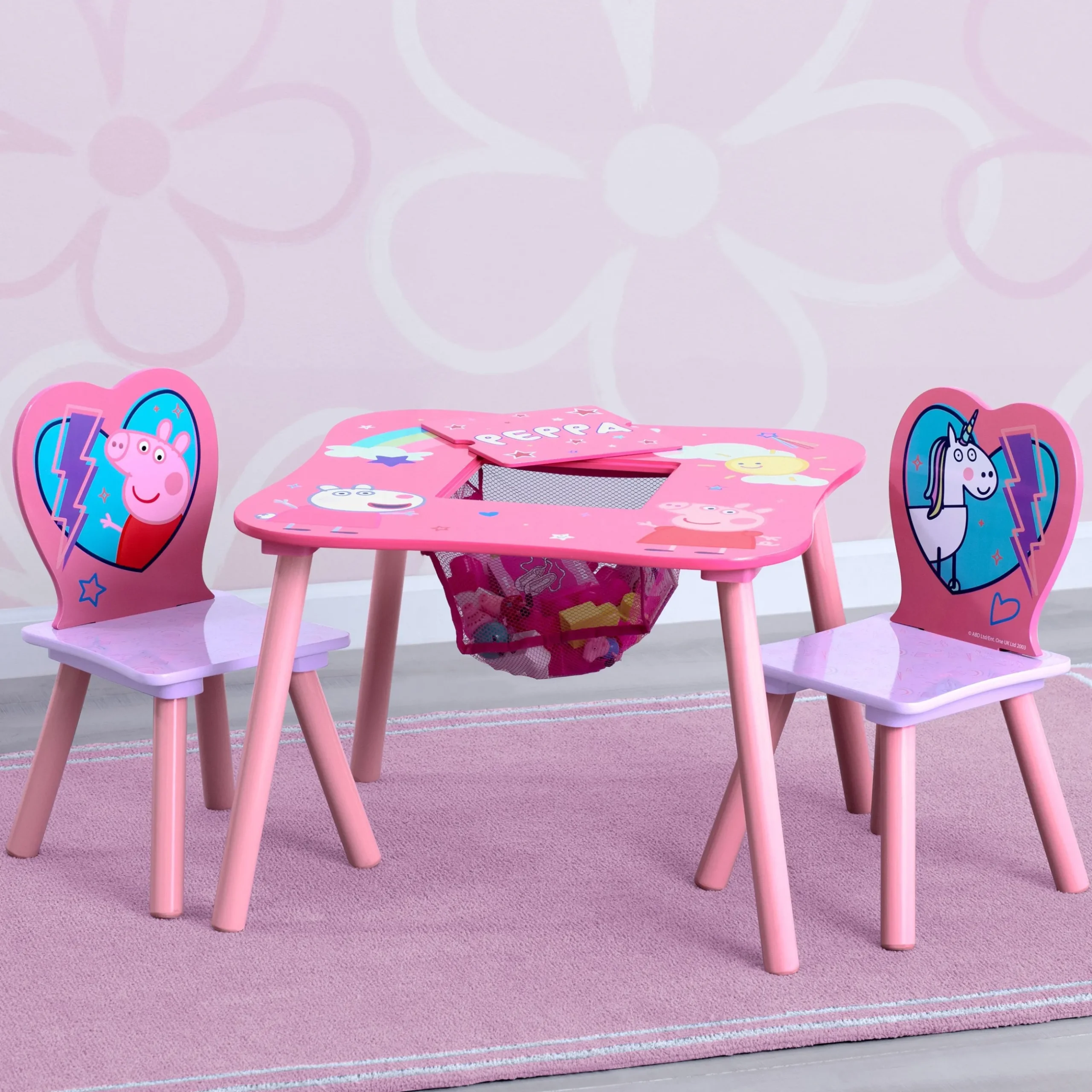 Table & Chair Sets|Table & Chair Sets*Delta Children Peppa Pig Table and Chair Set with Storage