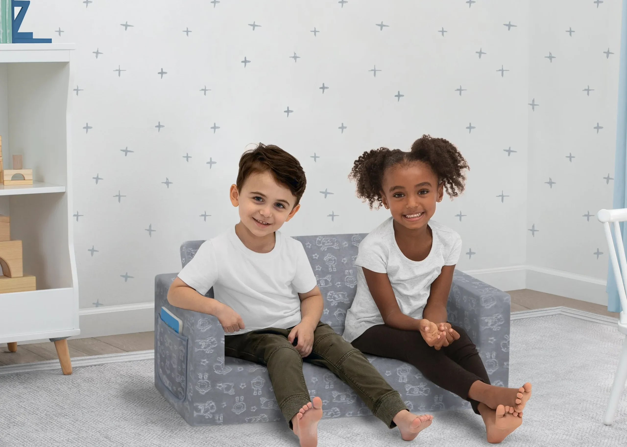 Kids’ Chairs|Play Couches*Serta Perfect Sleeper Extra Wide Convertible Sofa to Lounger