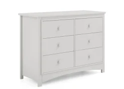 Dressers & Changing Tables|Dressers*Delta Children Perry 6 Drawer Dresser with Interlocking Drawers Moonstruck Grey (1351)