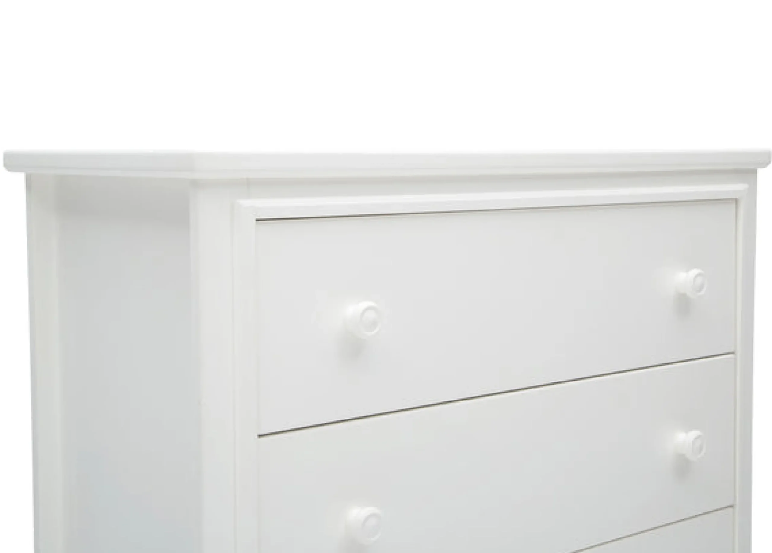 Dressers & Changing Tables|Dressers*Delta Children Perry 3 Drawer Dresser with Changing Top and Interlocking Drawers Bianca White (130)