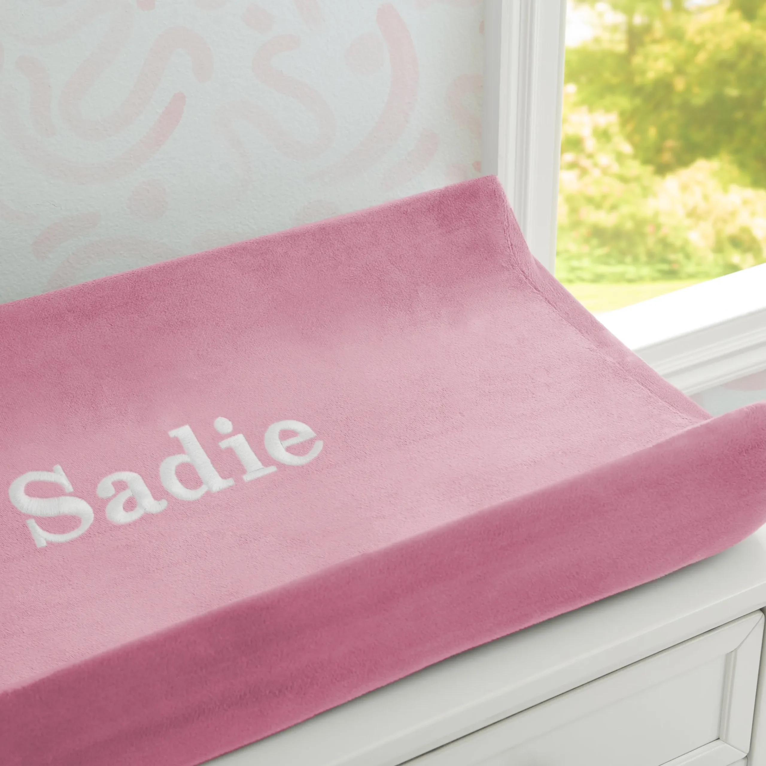 Nursery Accessories|Personalization*Delta Children Personalized Contoured Changing Pad with Plush Cover