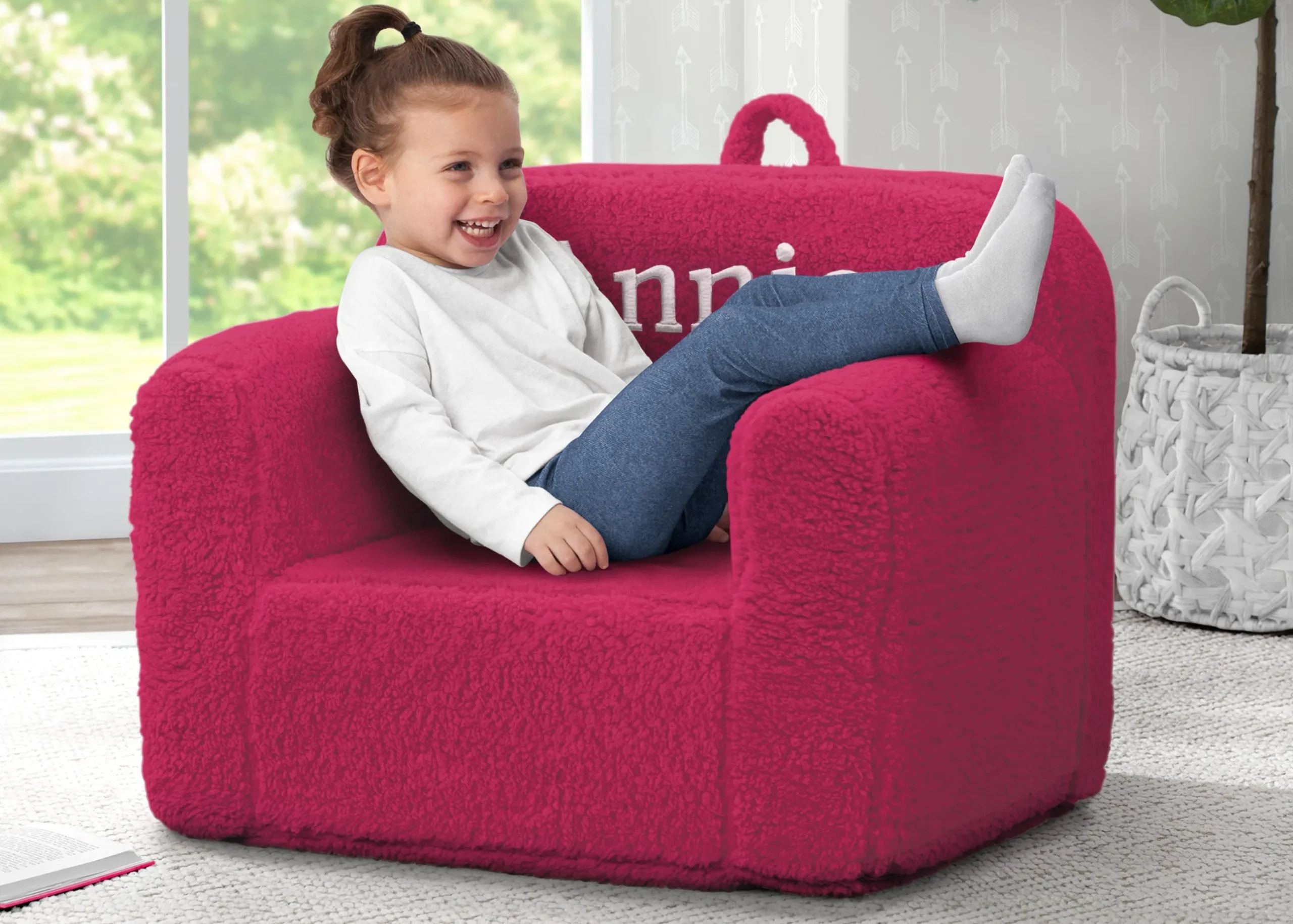 Personalization|Personalization*Delta Children Personalized Cozee Sherpa Chair for Kids