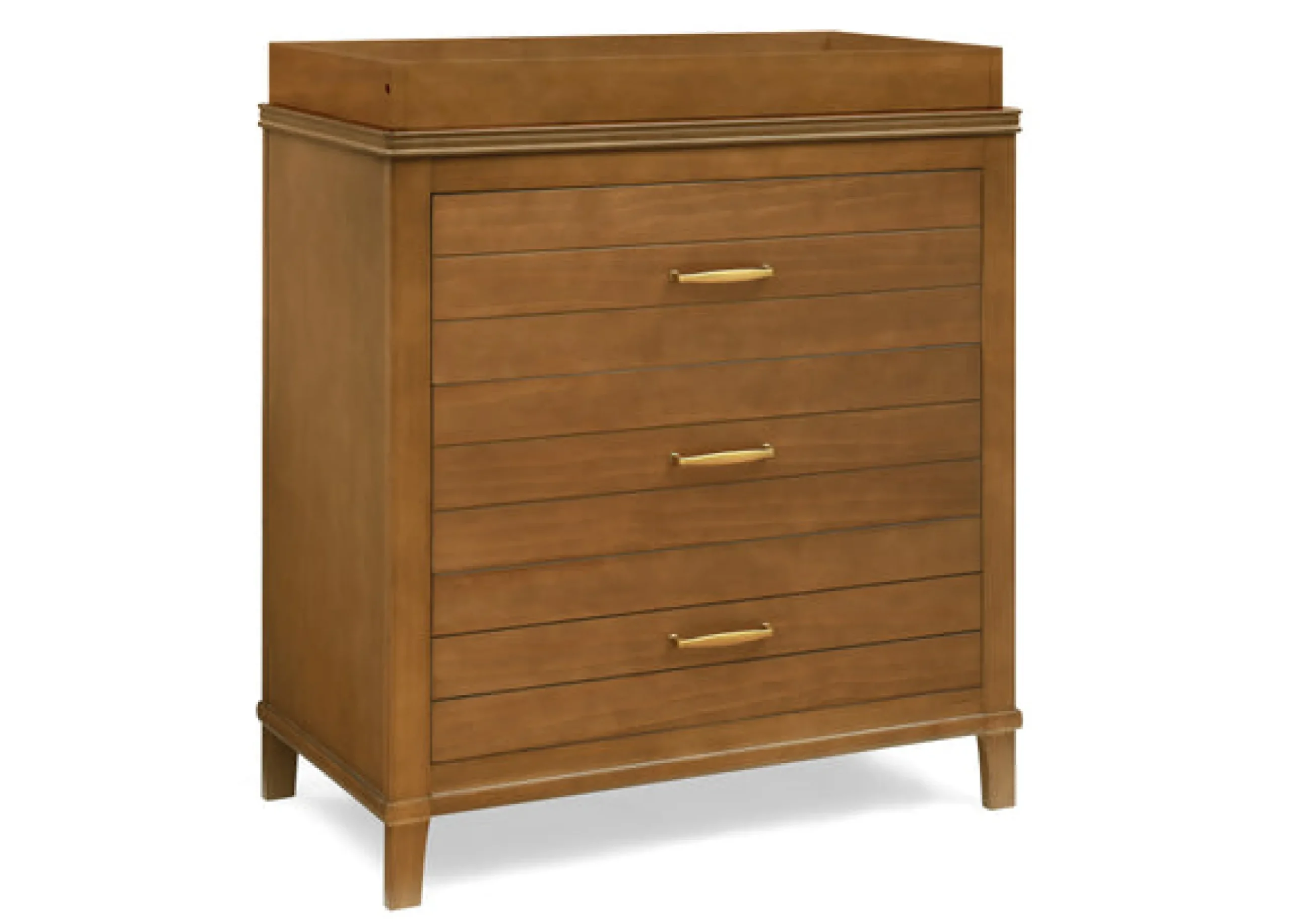 Dressers & Changing Tables|Dressers*Delta Children Phoebe 3 Drawer Dresser with Interlocking Drawers Chestnut (836)