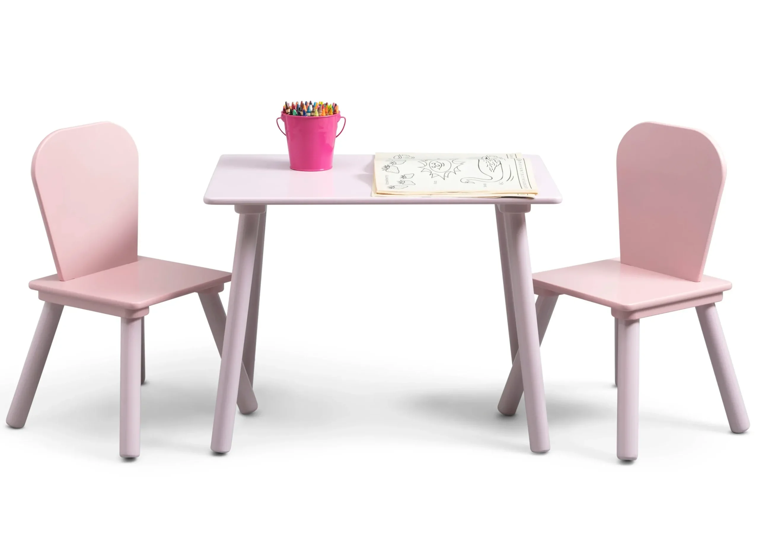 Table & Chair Sets|Table & Chair Sets*Delta Children 4-Piece Toddler Playroom Set – Includes Play Table with Dry Erase Tabletop and 6 Bin Toy Organizer with Reusable Vinyl Cling Stickers