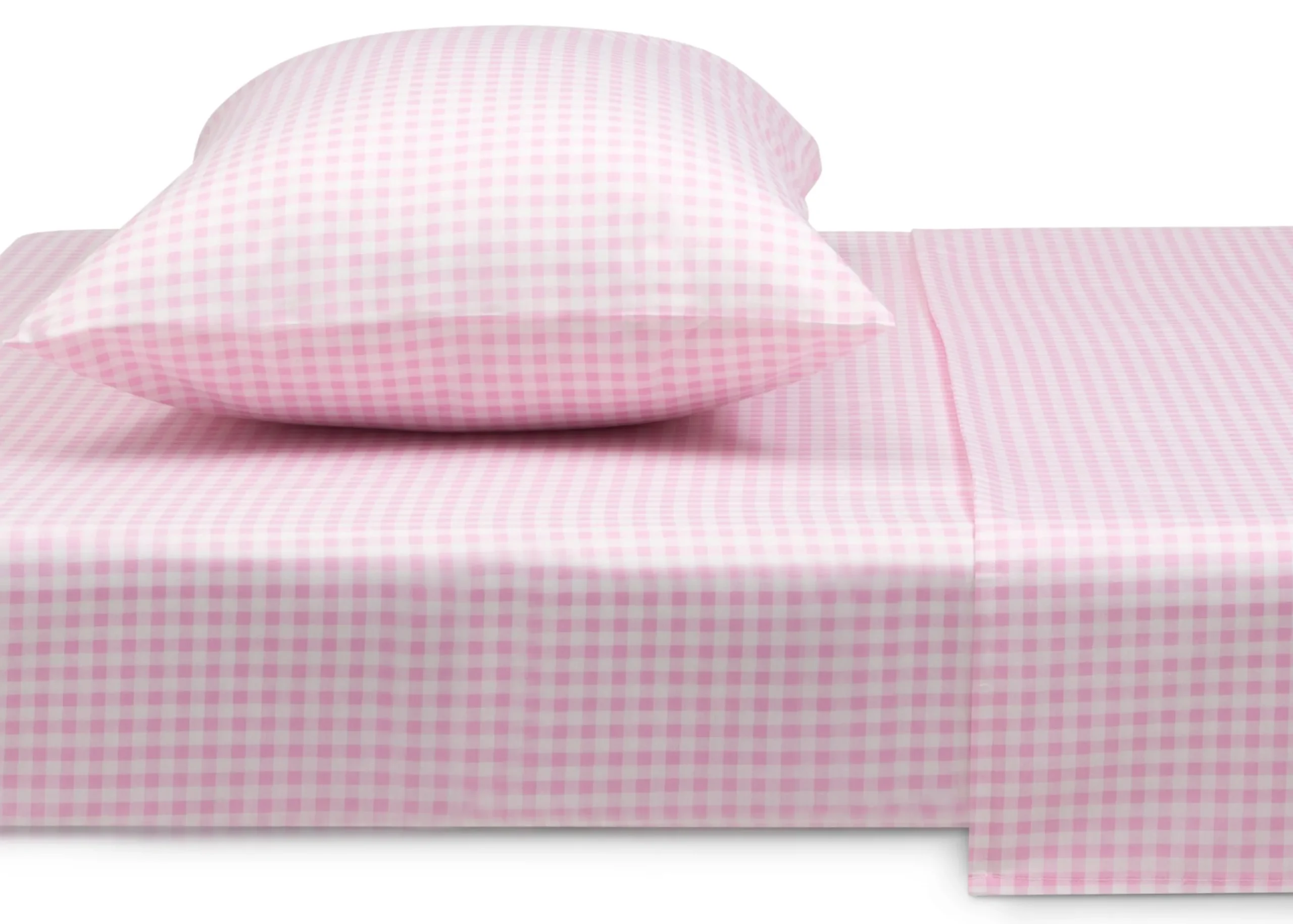 Sheets & Bedding|Kids Sheets & Bedding*Delta Children Pink Gingham 3-Piece Twin Sheet Set