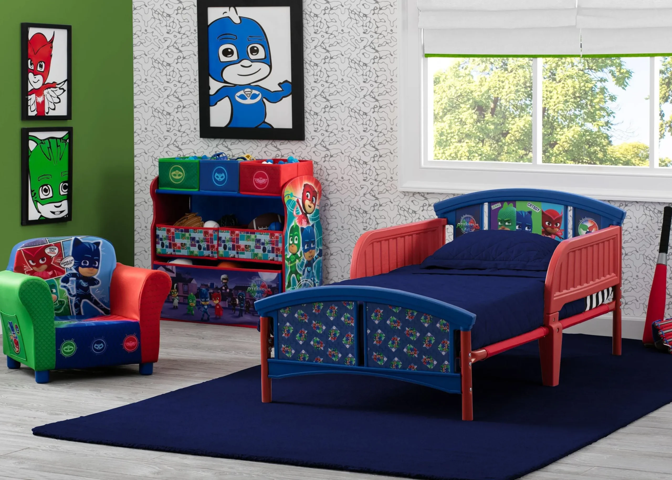 Toddler Beds*Delta Children PJ Masks Plastic Toddler Bed