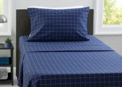Sheets & Bedding|Kids Sheets & Bedding*Delta Children Plaid 3-Piece Twin Sheet Set