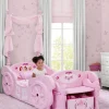 Twin Beds|Toddler Beds*Delta Children Princess Carriage Convertible Toddler-to-Twin Bed