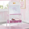 Easels*Delta Children Princess Crown Wooden Activity Easel with Storage