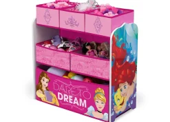 Toy Storage & Bookcases|Book & Toy Storage*Delta Children Princess Multi-Bin Toy Organizer