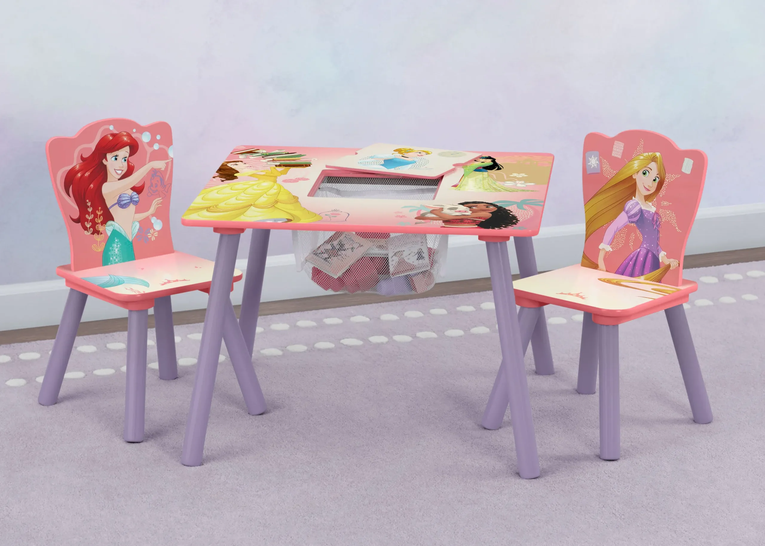 Table & Chair Sets|Table & Chair Sets*Delta Children Princess Table and Chair Set with Storage