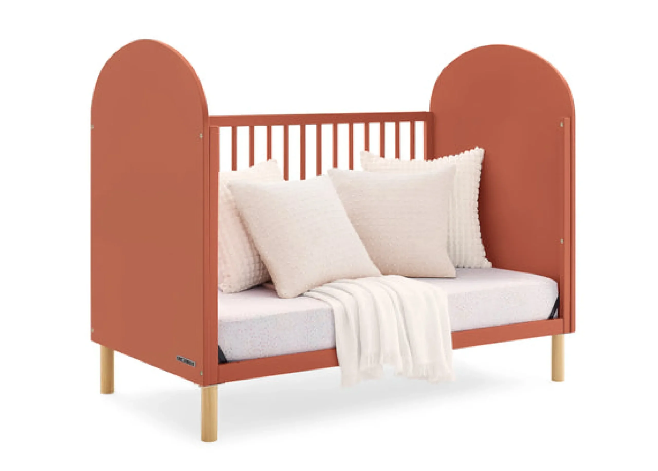 Baby Cribs*Delta Children Reese 4-in-1 Convertible Crib Sedona with Natural (843)