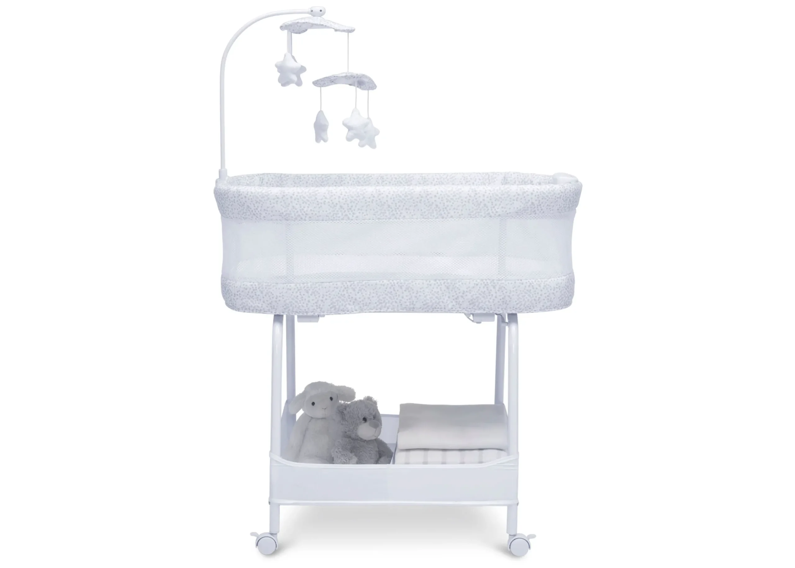 Bassinets|Bassinets*Delta Children SmartSleep Auto Glide Bassinet with Bluetooth